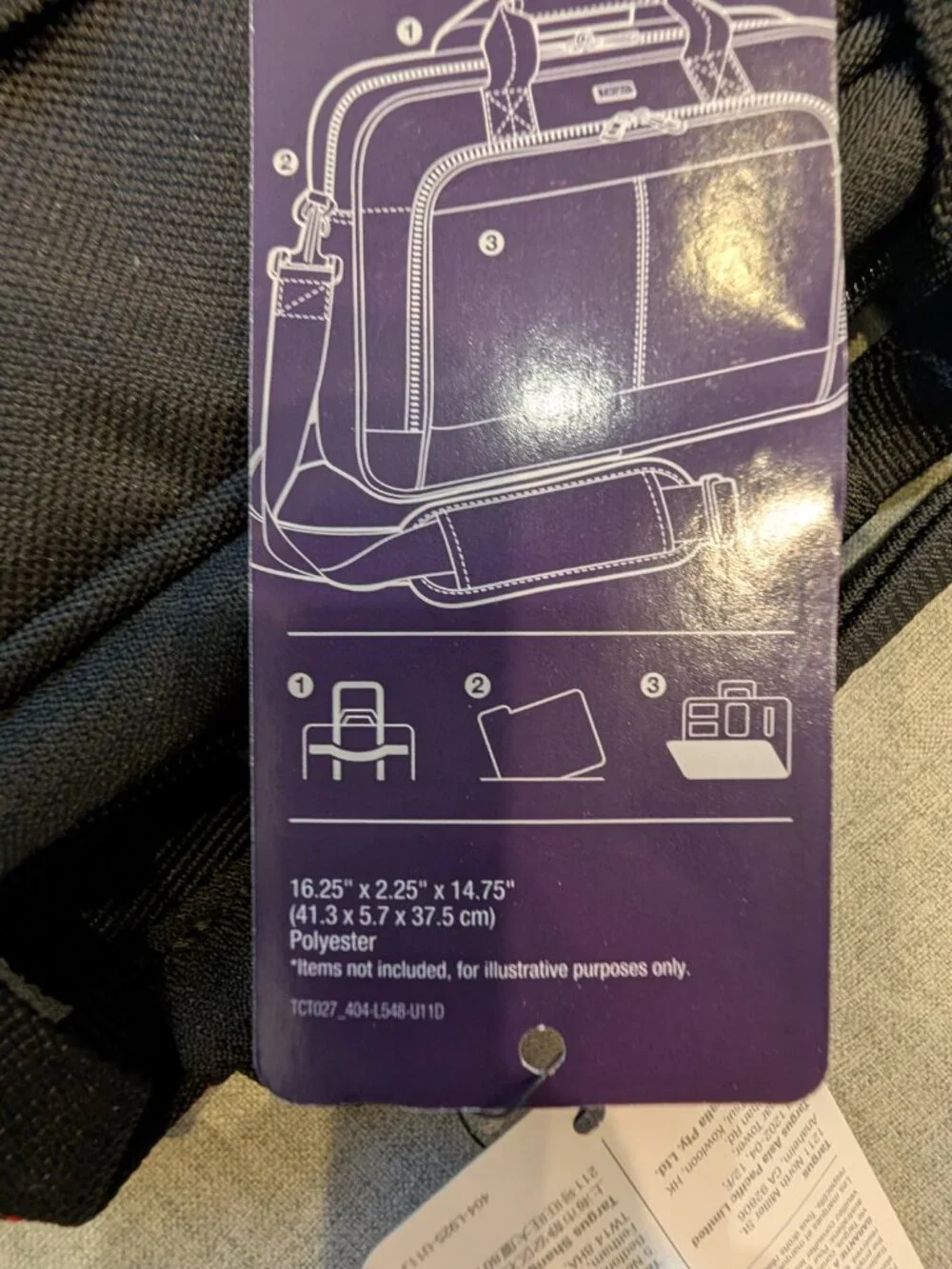 Targus Classic Slim Briefcase Laptop Bag -NWT